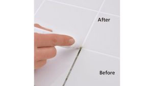 Grout Pen Before and After