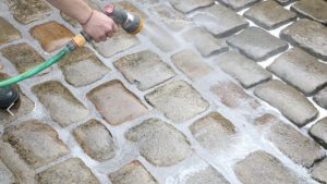 Installation of Outdoor Grout