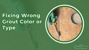 fixing wrong grout color or type