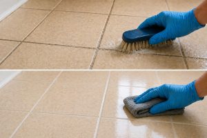 Dry and Seal the Grout