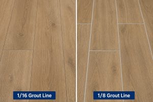 Choosing Between 1/16 and 1/8 Grout Lines 3 1/16 vs 1/8 Grout Line